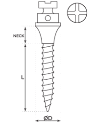 Cross Head Orthodontic Micro-Implants (TADs)